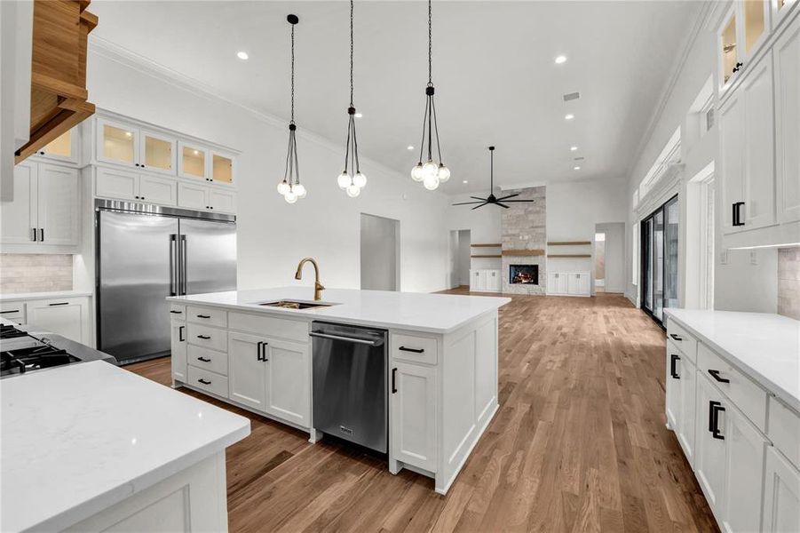 Furnished interior view inside a new home in , Weatherford (Image 9). Furnished interior view inside a new home in , Weatherford (Image 9).