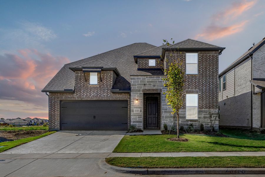 Representative exterior photo of a completed home built from the Hero by Rockwell Homes in Creekside, Royse City, TX (Image 31). Representative exterior photo of a completed home built from the Hero by Rockwell Homes in Creekside, Royse City, TX (Image 31).