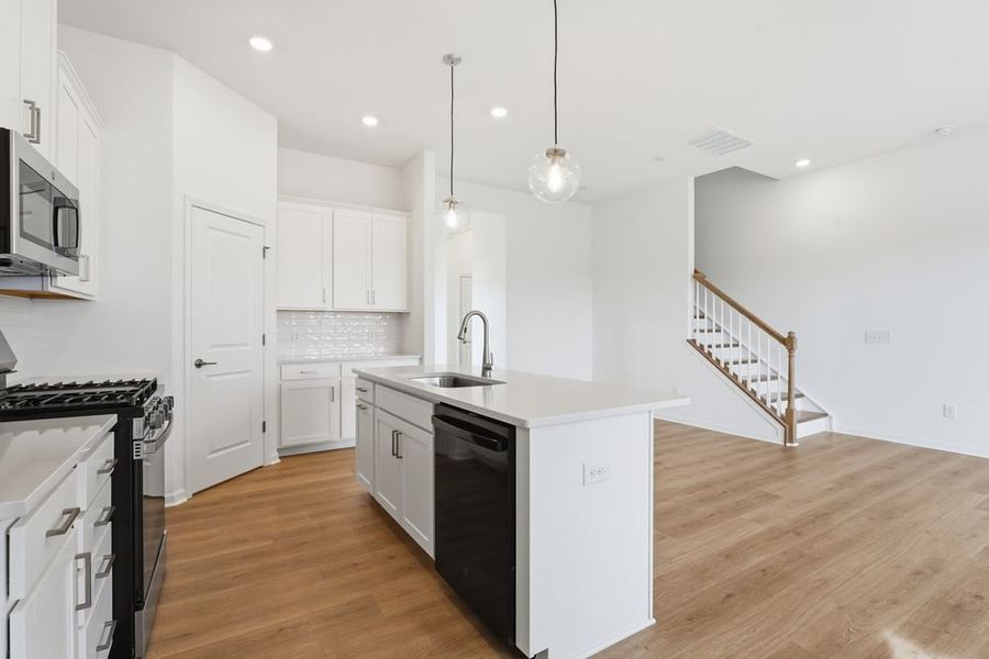 Furnished interior view inside a new home in Ridge at Sugar Creek, Indian Land (Image 6).
