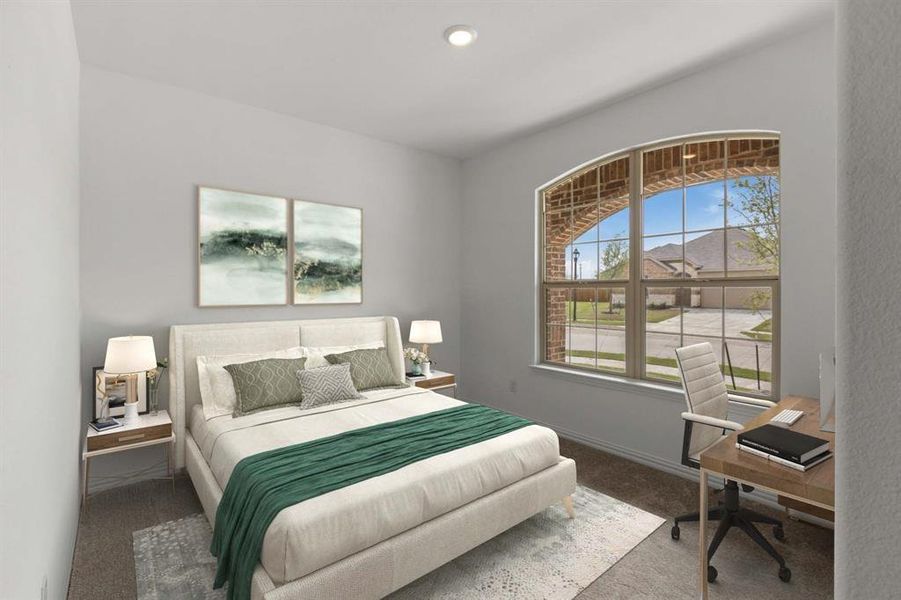 Furnished interior view inside a new home in , McKinney (Image 9).