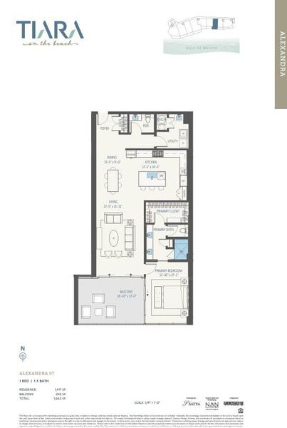 2D floor plan layout of this home in , Galveston, TX (Image 1).