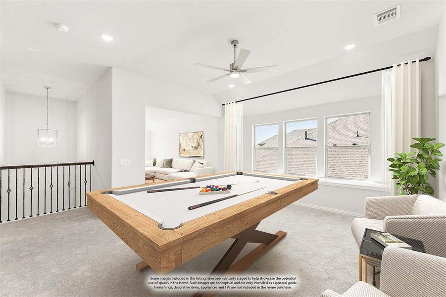 Furnished interior view inside a new home in Maplewood, Glenn Heights (Image 20). Furnished interior view inside a new home in Maplewood, Glenn Heights (Image 20).