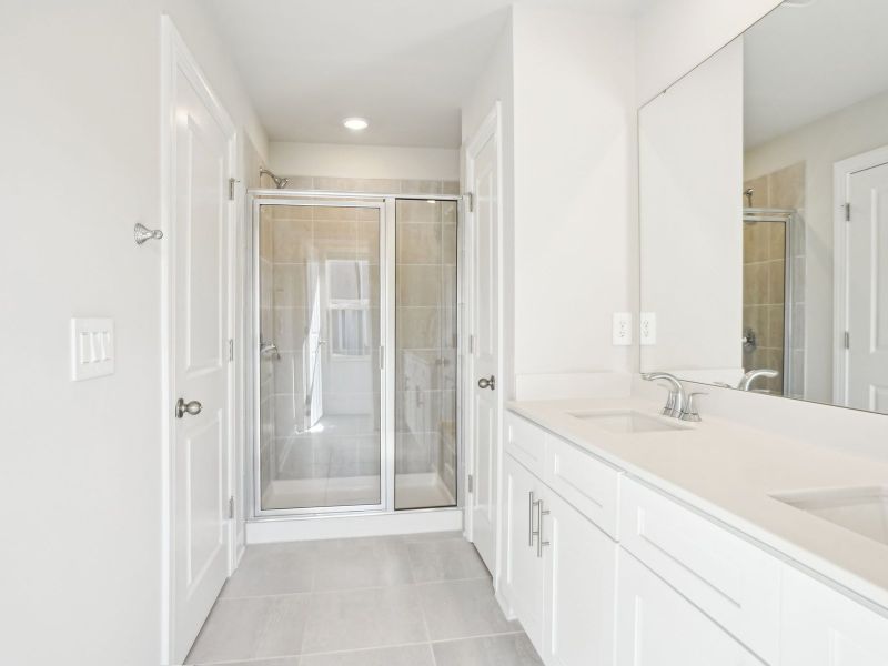 Furnished interior view inside a new home in Crossrail Station, Mooresville (Image 7).