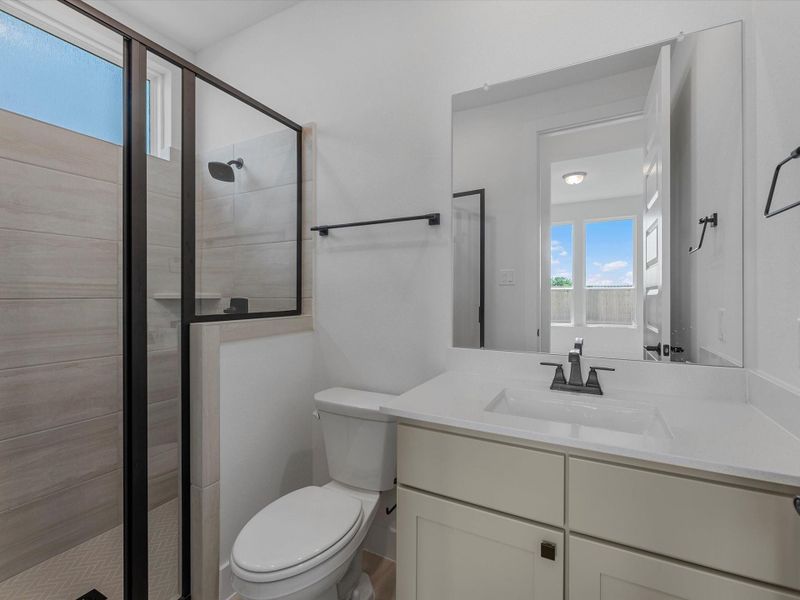 Furnished interior view inside a new home in Harvest Green, Richmond (Image 11).