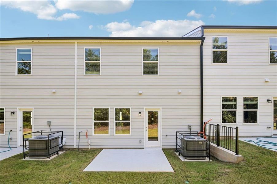 Exterior details and patio area of a home in Artisan Walk, Fairburn (Image 4).