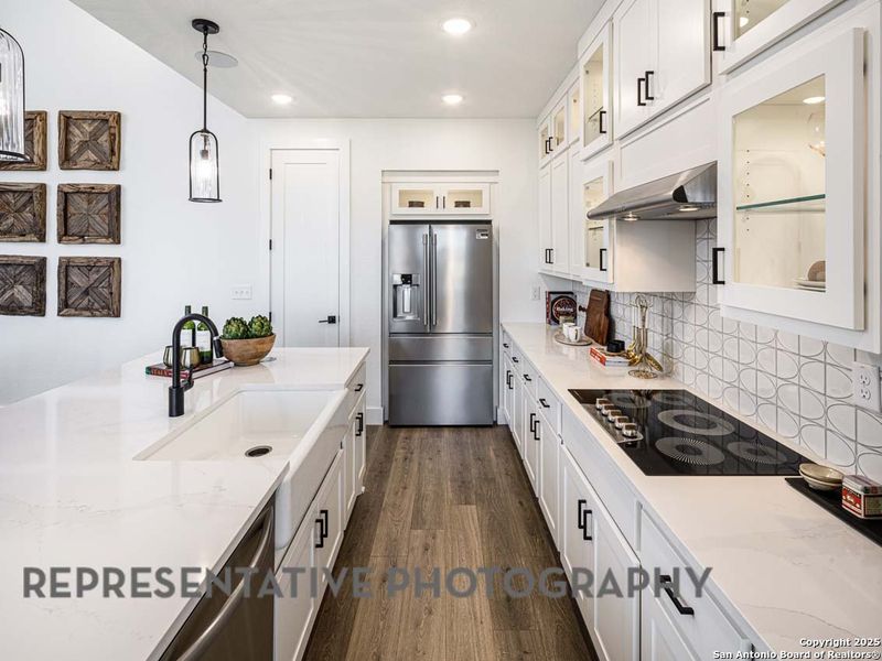 Furnished interior view inside a new home in , Castroville (Image 19).