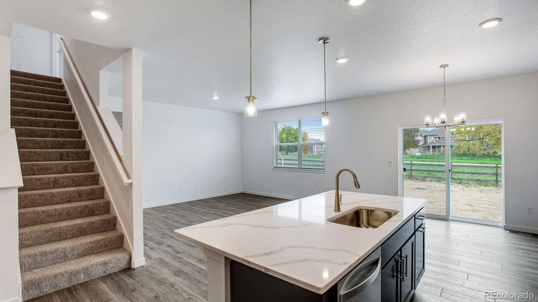 Furnished interior view inside a new home in Hansen Farm, Fort Collins (Image 5).