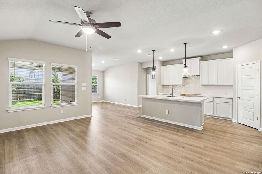 Spacious, unfurnished interior of a new home in Estancia Ranch - Premier Series, San Antonio (Image 37). Spacious, unfurnished interior of a new home in Estancia Ranch - Premier Series, San Antonio (Image 37).