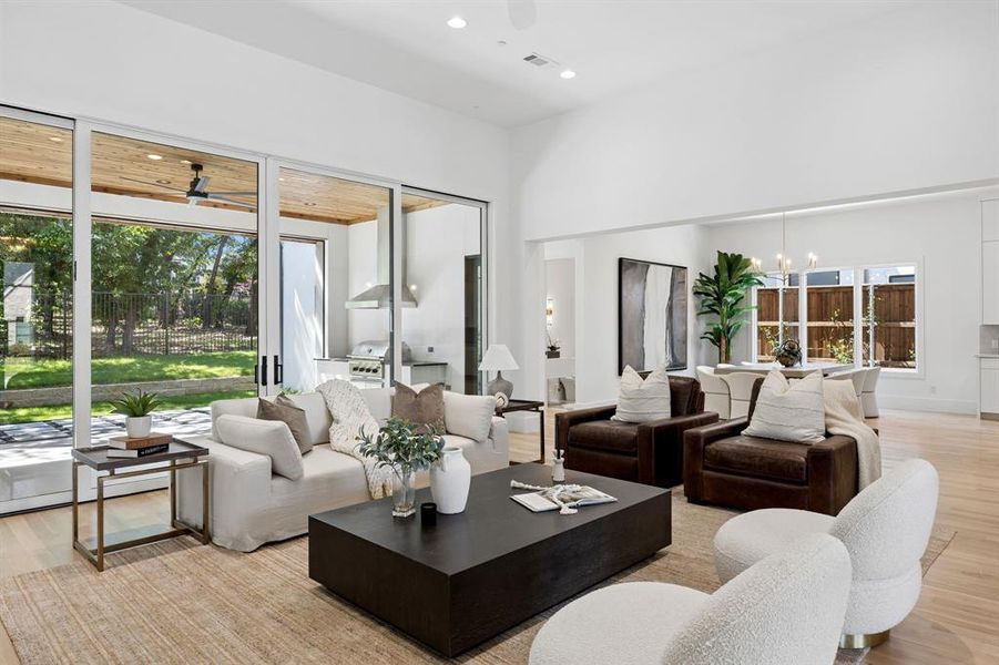 Furnished interior view inside a new home in , Southlake (Image 12).