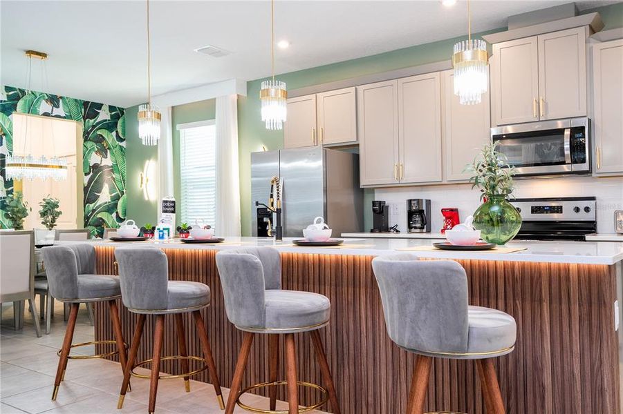 Furnished interior view inside a new home in , Kissimmee (Image 30).