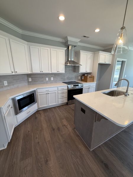 Furnished interior view inside a new home in The Villas at Langston Farms, Winterville (Image 5).