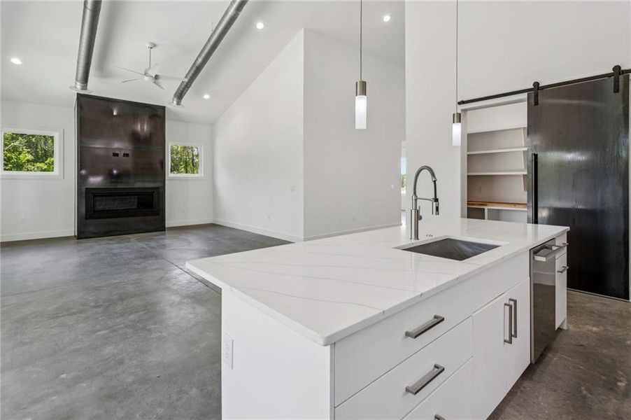 Furnished interior view inside a new home in , Marietta (Image 9).