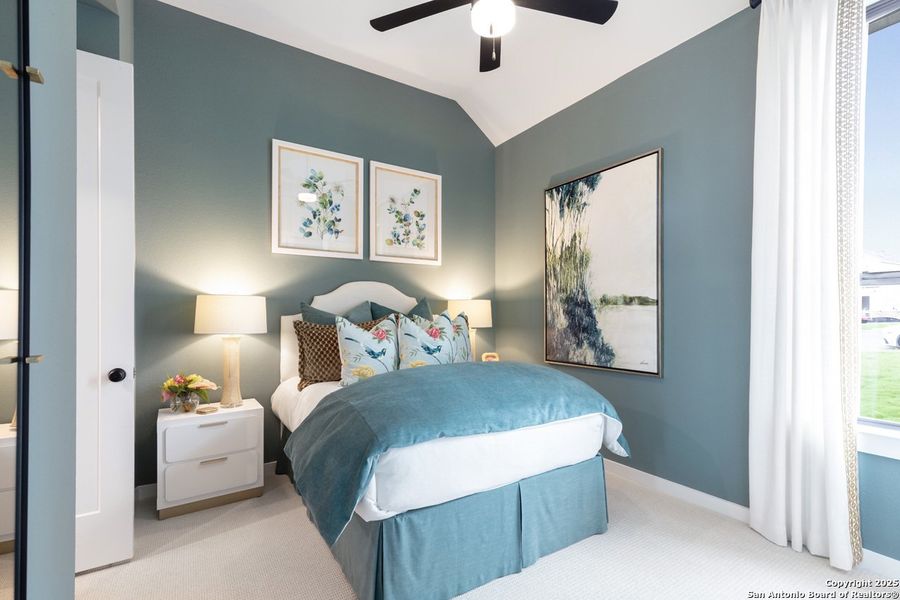 Furnished interior view inside a new home in Davis Ranch: 50ft. lots, San Antonio (Image 7).