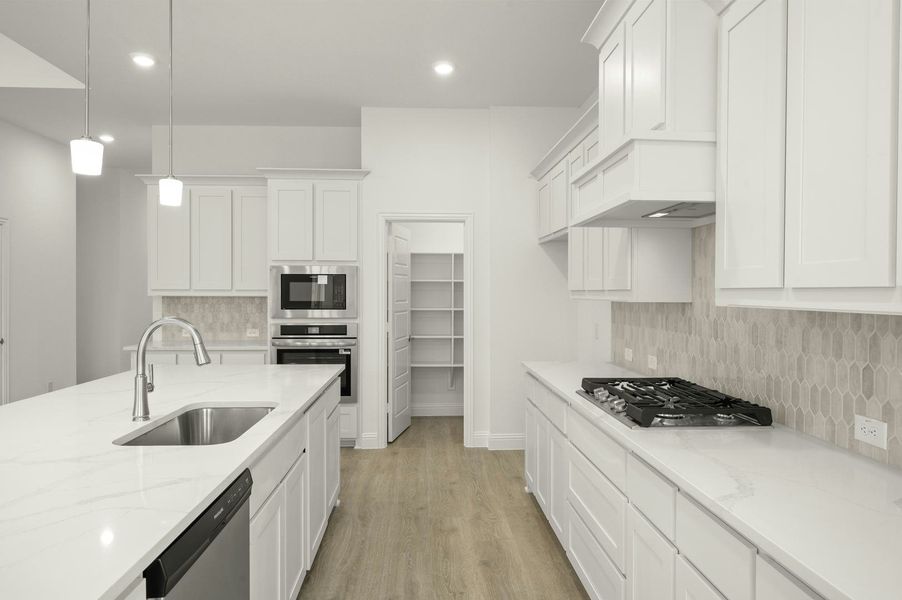 Furnished interior view inside a new home in Westside Preserve, Midlothian (Image 15).