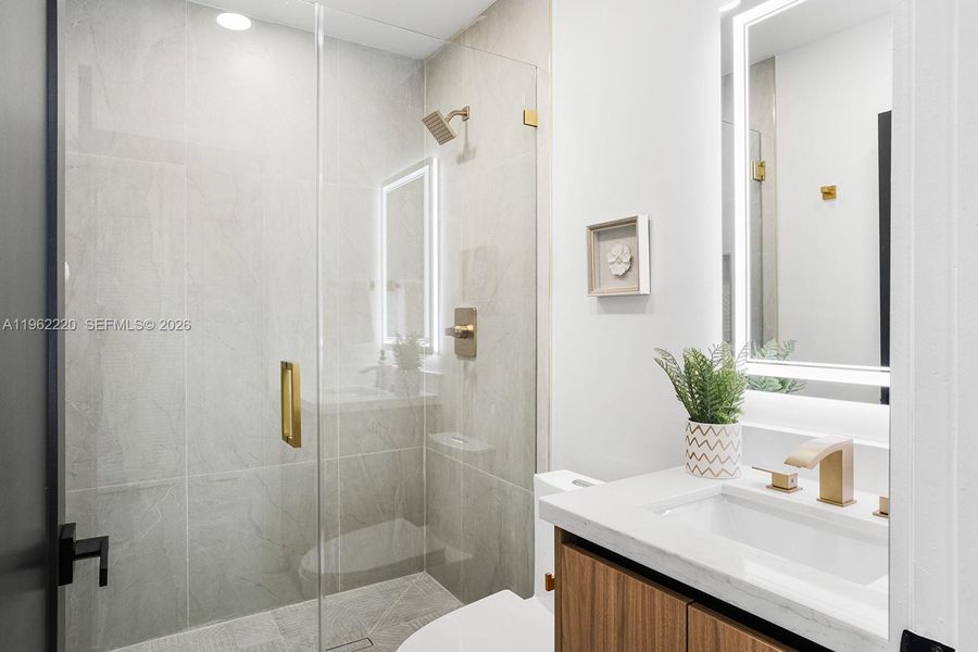 Furnished interior view inside a new home in , Miami (Image 18). Furnished interior view inside a new home in , Miami (Image 18).