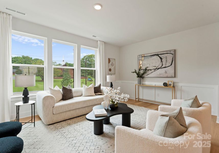 Furnished interior view inside a new home in , Charlotte (Image 7).