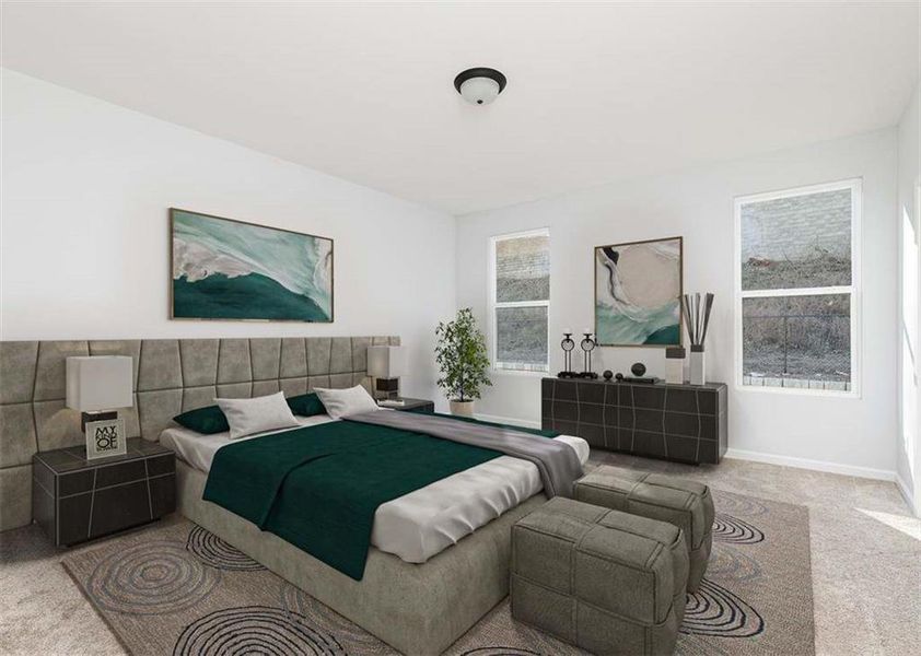 Furnished interior view inside a new home in , Powder Springs (Image 10). Furnished interior view inside a new home in , Powder Springs (Image 10).