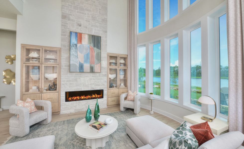Furnished interior view inside a new home in Weslyn Park at Sunbridge, St. Cloud (Image 13).