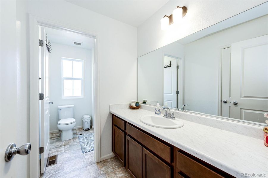Furnished interior view inside a new home in Painted Prairie, Aurora (Image 12).