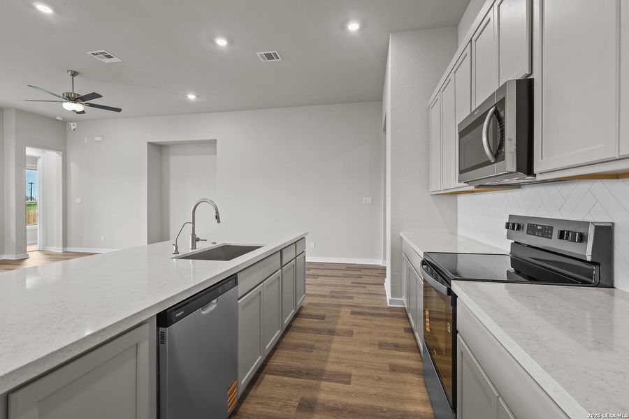 Furnished interior view inside a new home in Megan's Landing, Castroville (Image 10).