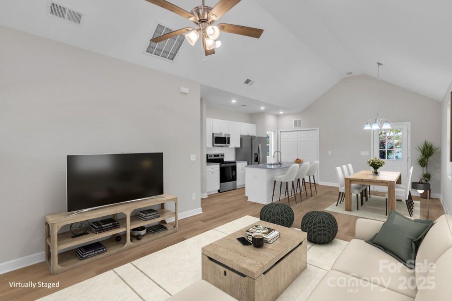 Furnished interior view inside a new home in , East Spencer (Image 10).