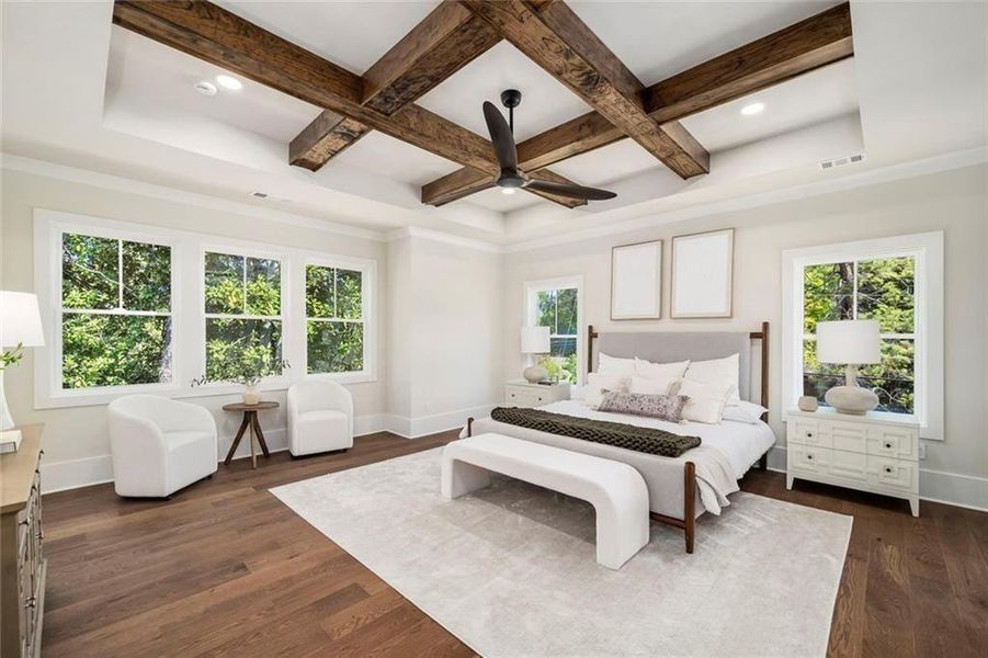 Furnished interior view inside a new home in , Atlanta (Image 42).
