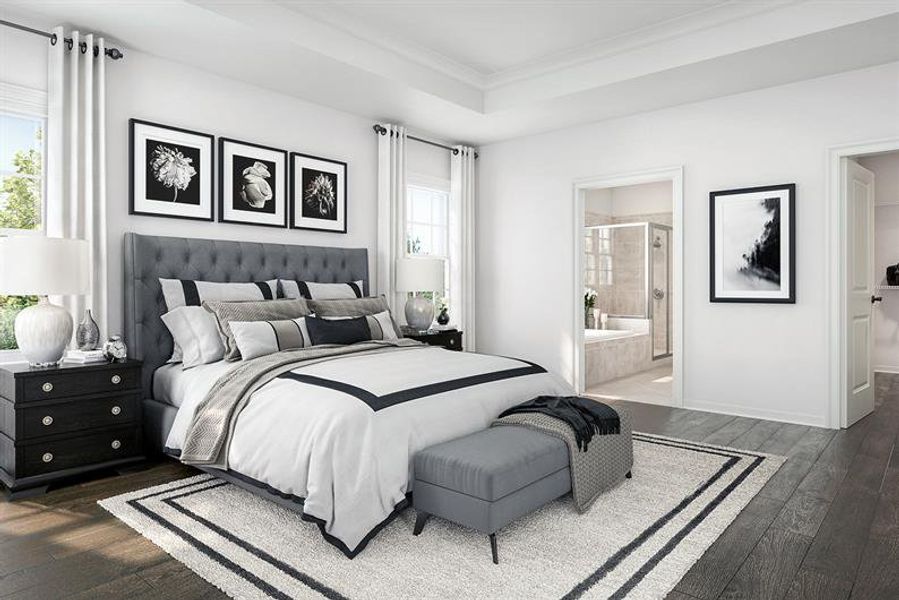 Furnished interior view inside a new home in Indigo Bay, Myrtle Beach (Image 4).