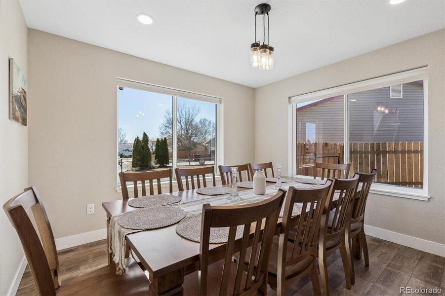 Spacious Dining Area