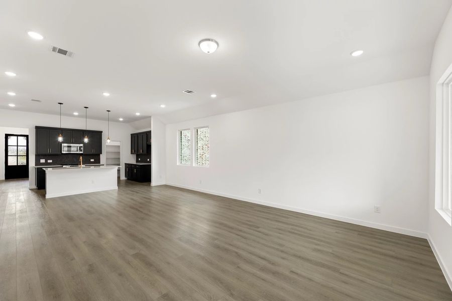 Open Kitchen-Living-Dining Room