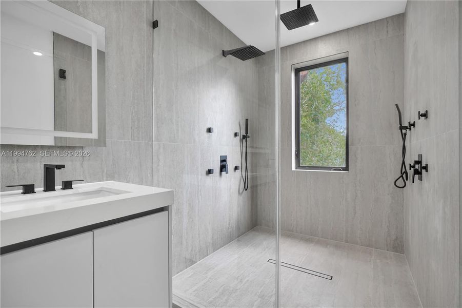 Furnished interior view inside a new home in , Miami (Image 10).