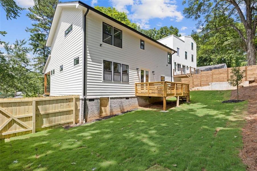 Front exterior of a new home in , Scottdale, GA, highlighting curb appeal (Image 27). Front exterior of a new home in , Scottdale, GA, highlighting curb appeal (Image 27).