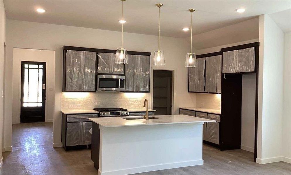 Kitchen Construction Progress featuring the Oxford Collection