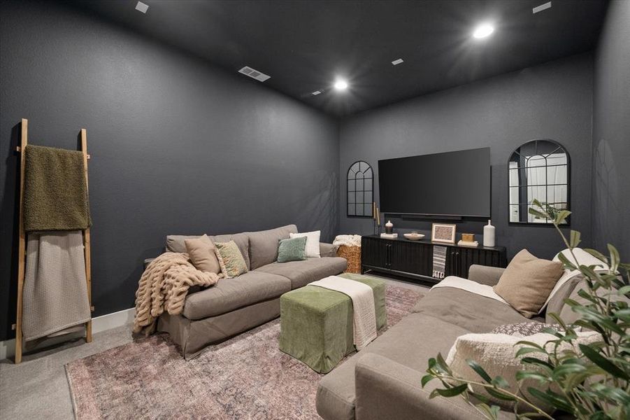 Furnished interior view inside a new home in BridgeWater, Midlothian (Image 12).
