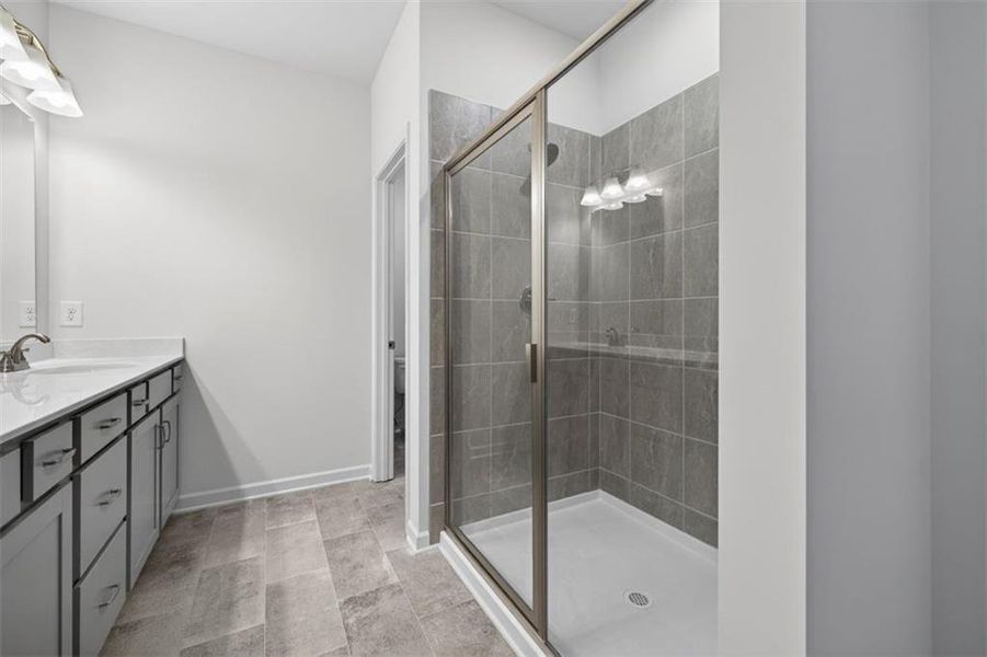 Furnished interior view inside a new home in Jameson Towns, Villa Rica (Image 11).