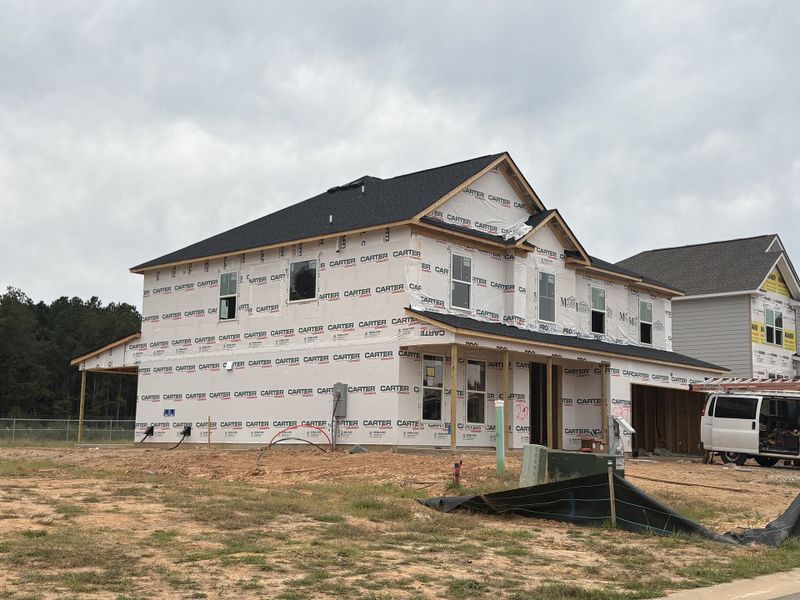 In-progress construction of a new home in Tillery Park, Grovetown, GA (Image 15).