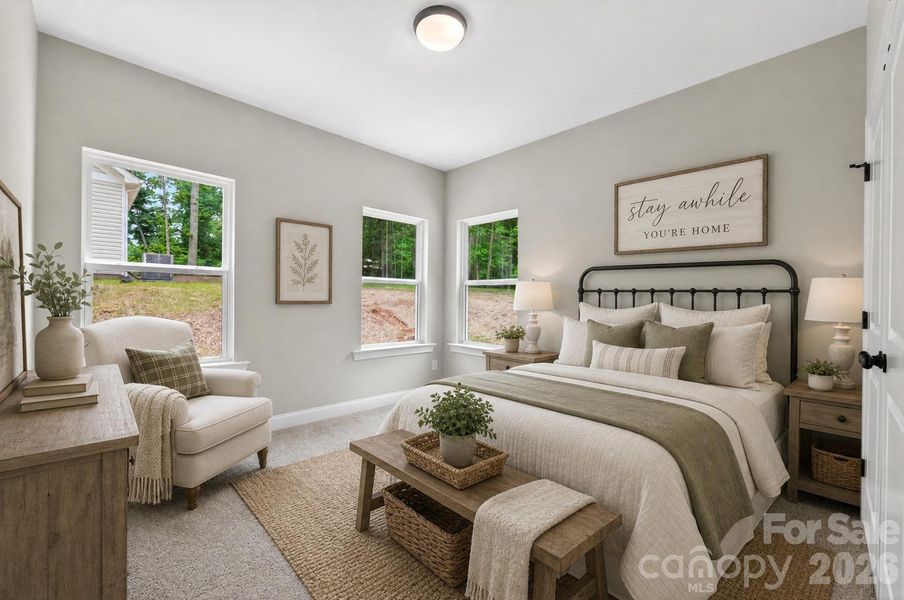 Furnished interior view inside a new home in , Kings Mountain (Image 7).