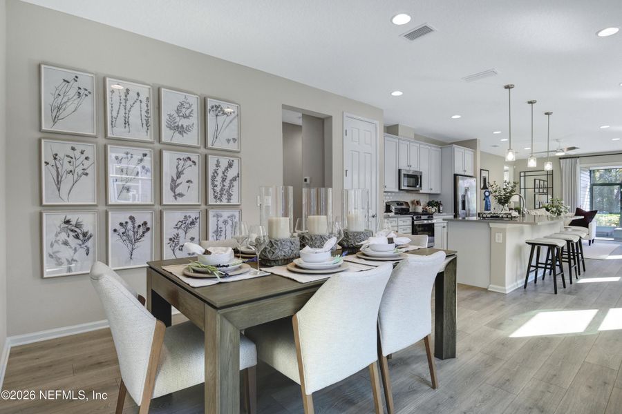 Furnished interior view inside a new home in , Jacksonville (Image 7).