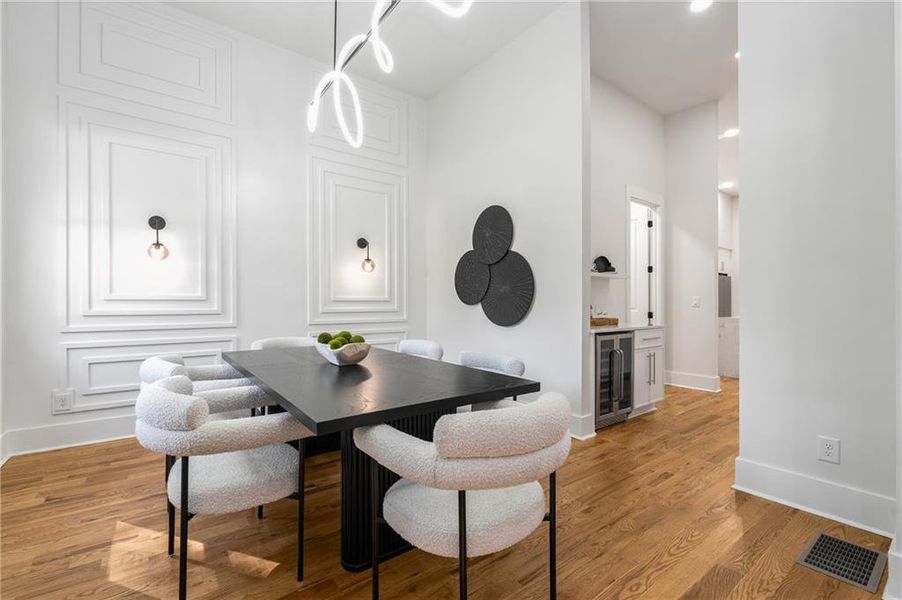 Furnished interior view inside a new home in , Atlanta (Image 46). Furnished interior view inside a new home in , Atlanta (Image 46).