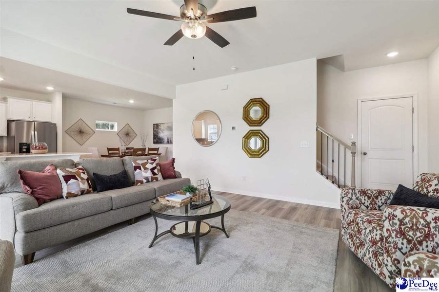 Furnished interior view inside a new home in Southern Columns, Florence (Image 7).