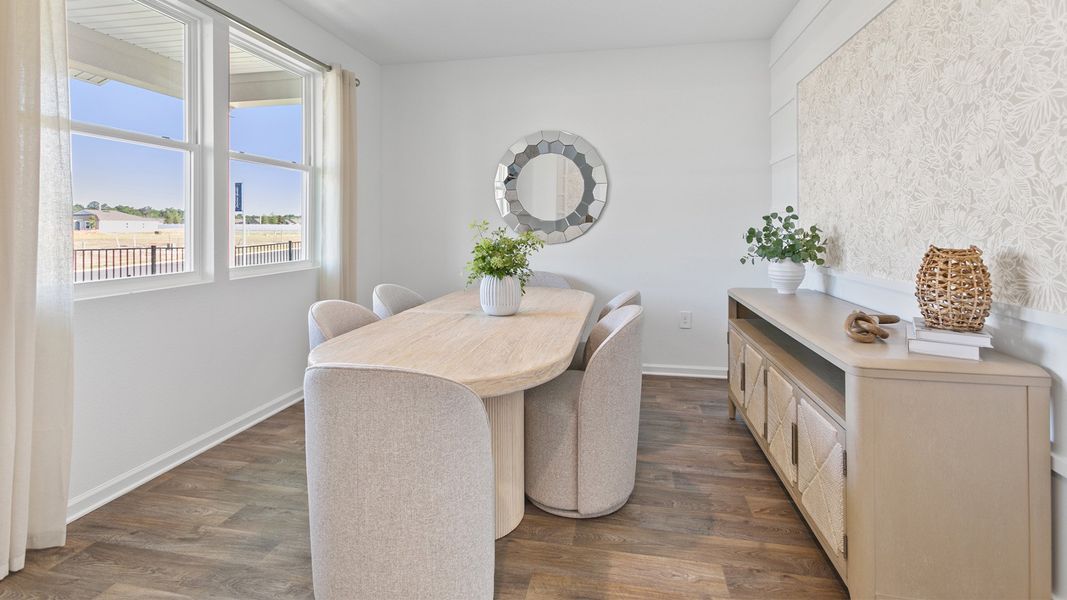 Representative furnished interior of a home built from the HAYDEN by D.R. Horton in Rookery, Green Cove Springs (Image 11).