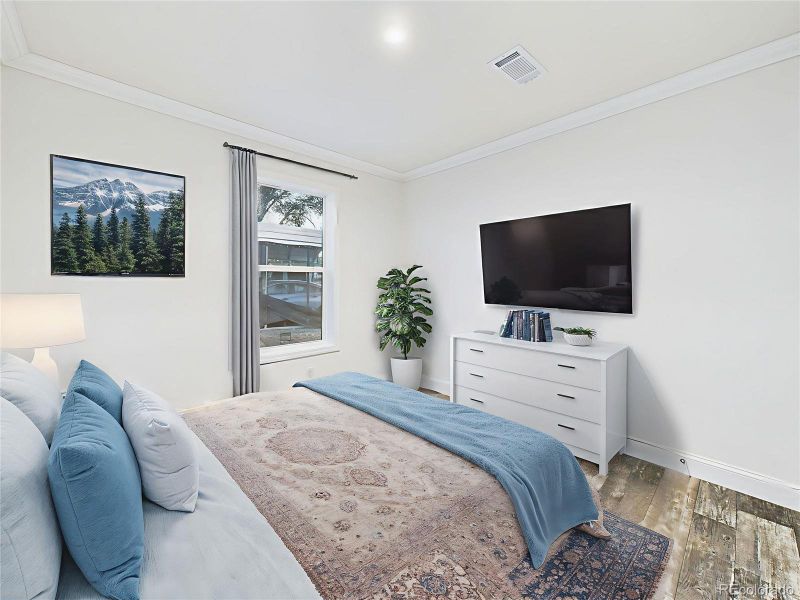 Virtually Staged Bedroom #2