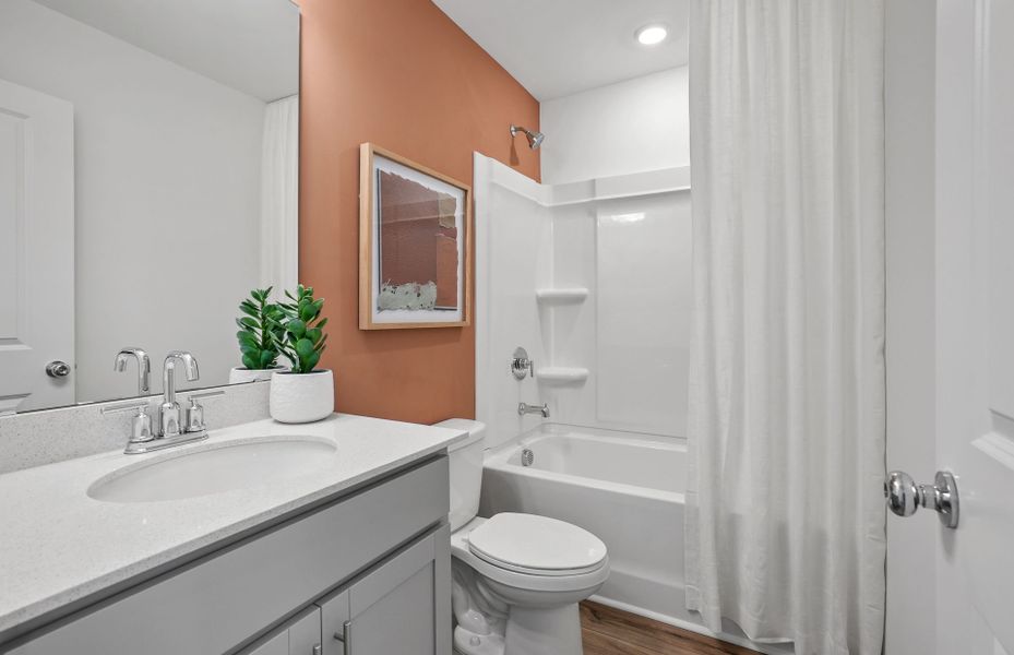 Furnished interior view inside a new home in Riverstone, Monroe (Image 29).