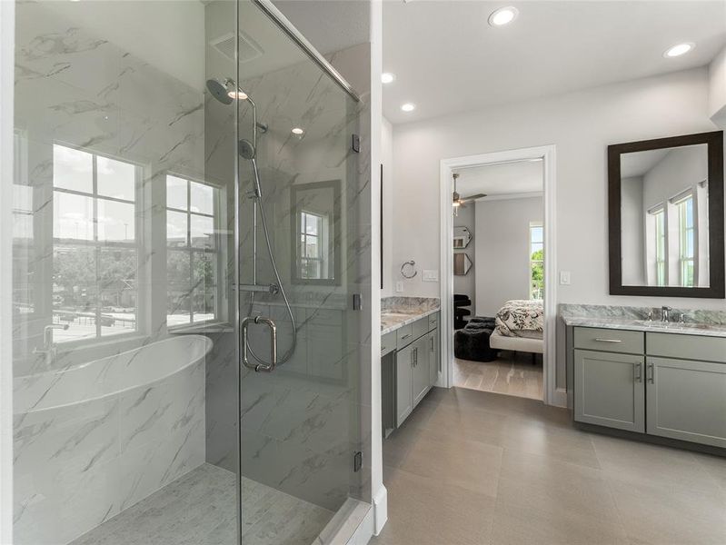 Furnished interior view inside a new home in , Irving (Image 5).