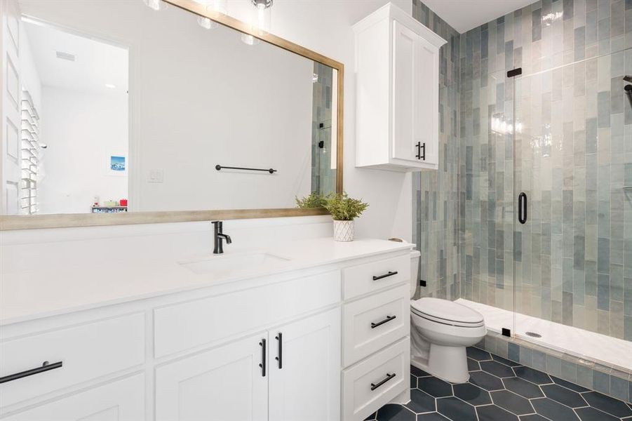 Ensuite bathroom for bedroom 4.