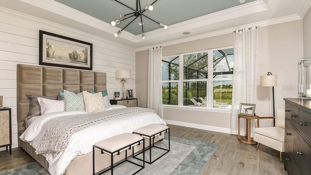 Furnished interior view inside a new home in Tiburon, Nokomis (Image 9). Furnished interior view inside a new home in Tiburon, Nokomis (Image 9).