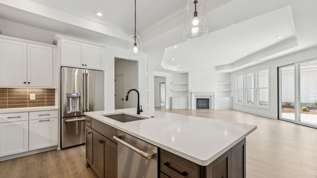 Furnished interior view inside a new home in The Courtyards at Stewarts Creek, Smyrna (Image 12).