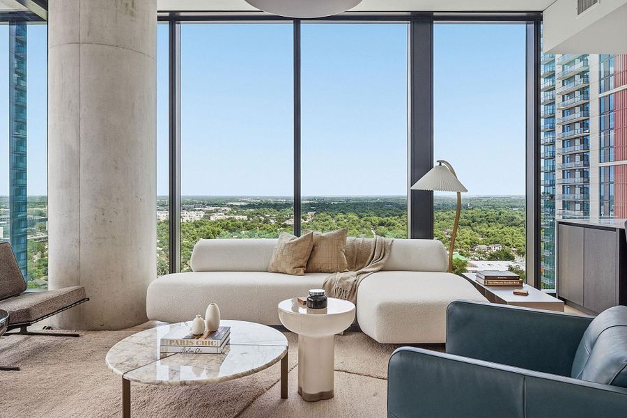 Furnished interior view inside a new home in , Austin (Image 7).