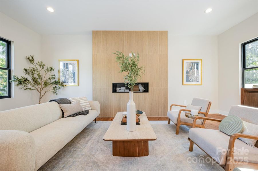 Furnished interior view inside a new home in , Charlotte (Image 35).