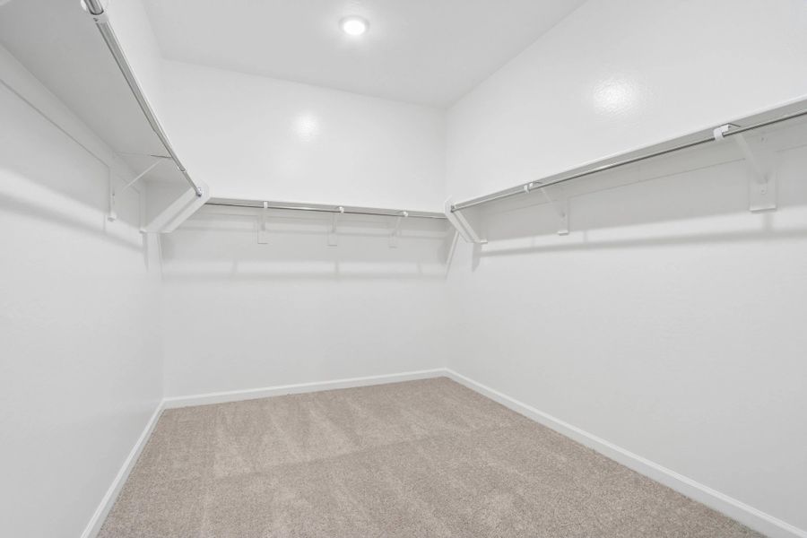 Primary walk in closet