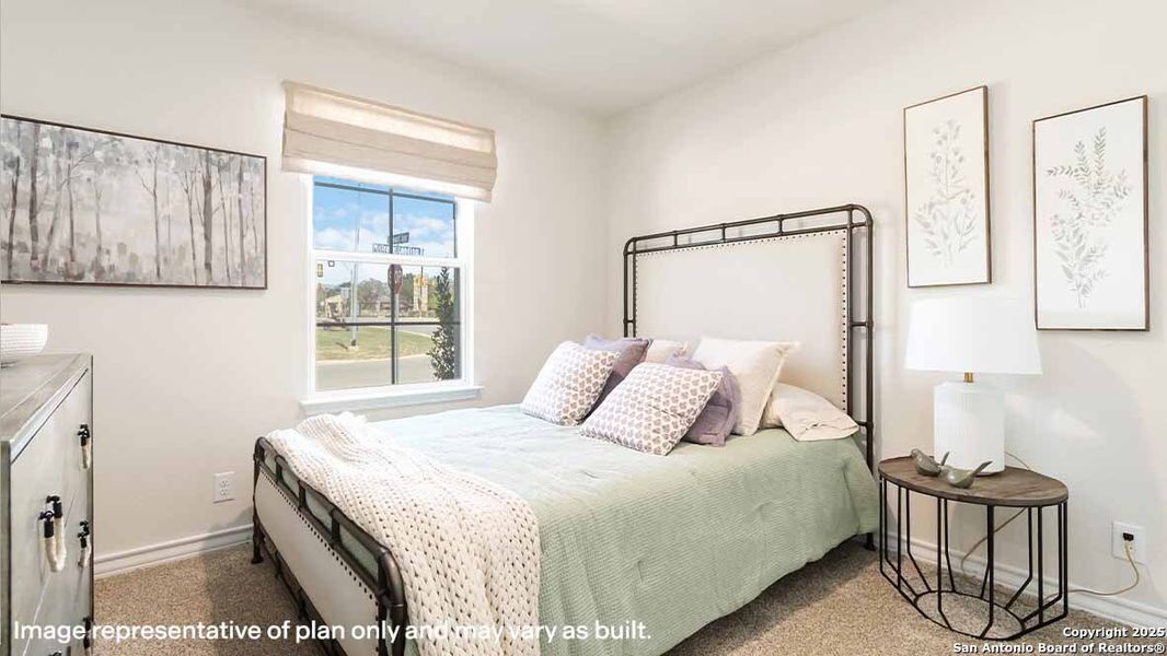 Furnished interior view inside a new home in Brookstone Creek, San Antonio (Image 24).